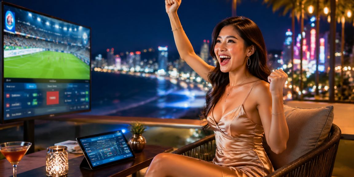Người chơi trải nghiệm casino trực tuyến trên điện thoại tại bãi biển Đà Nẵng